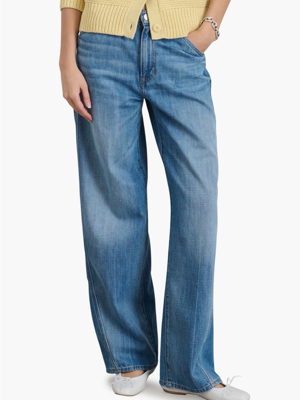 Alex Mill - Ella Arc High Waist Wide Leg Jeans